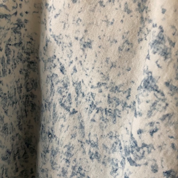 Dejavu Retro Daisy Light Acid Wash Crop Lightweight Festival Tank Size M Blue - Picture 7 of 11